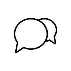 communication bubble speech sign symbol vector