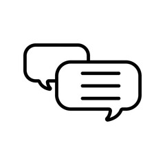 communication bubble speech sign symbol vector