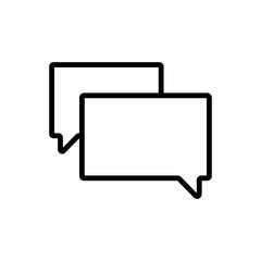 Fototapeta premium communication bubble speech sign symbol vector