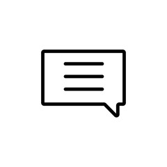 communication bubble speech sign symbol vector