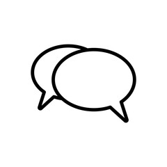 communication bubble speech sign symbol vector