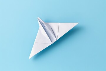 paper plane isolated on white background