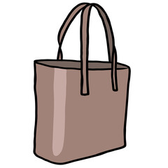 Colorful bag design.Hand drawn,creative with illustration in flat design.Concept of bag design.