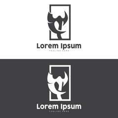 Axe Logo, Wood Cutting Tool Vector Icon, Silhouette Design, Retro Vintage Style