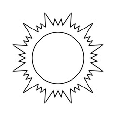 Sun outline