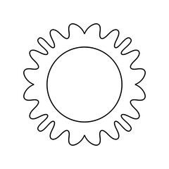 Sun outline