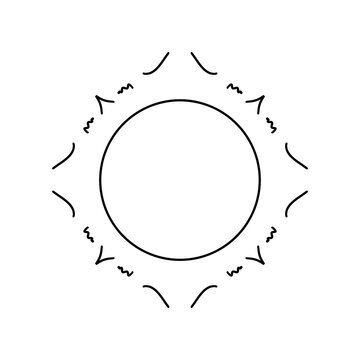 Sun outline