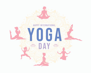International Yoga Day Vector Creative