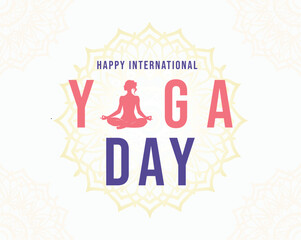 International Yoga Day Vector Creative