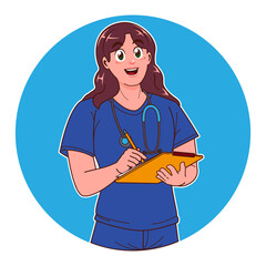 female nurse, nurse cartoon illustration
male nurse, nurse cartoon illustration