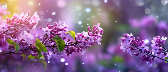Fototapeta na wymiar Flowers spring blossom blur bokeh