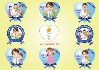 父の日のイラストセット