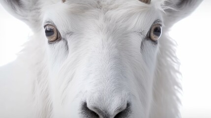 Fototapeta premium white horse portrait