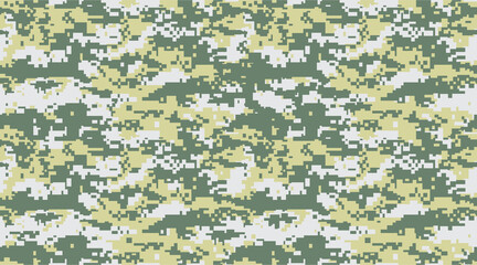 camo military texture background soldier repeat seamless pattern white gray green khaki yellow monochrome print