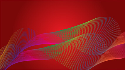 Abstract colorful wave lines and technology background. Modern colorful flowing wave lines and glowing moving lines. Futuristic technology and sound wave lines background.