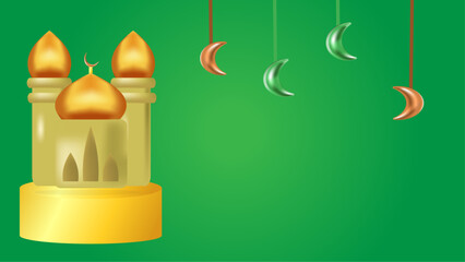 lantern ramadan islamic banner, eid al adhawith