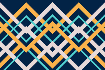 ethnic geometric pattern design for background or wallpaper