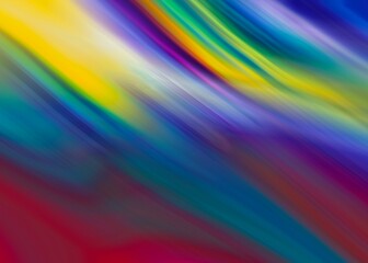 Abstract Motion Blurred Background In Colrful Colors