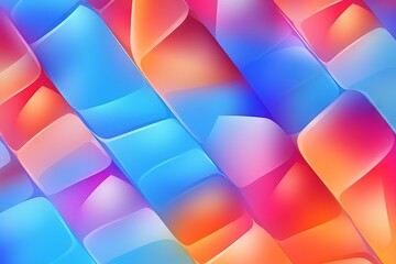 abstract colorful wave background. Technology Gradient Trendy background. Generative AI