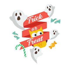 Trick or Treat Halloween poster