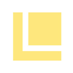 Yellow Geometric Square