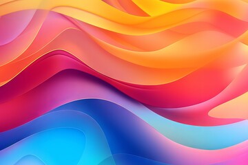 abstract colorful wave background. Technology Gradient Trendy background. Generative AI