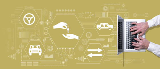 Concept of car sharing