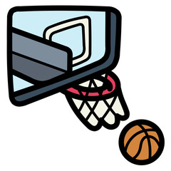 hoop filled outline icon style