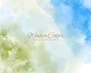Abstract splashed watercolor background. Design for your cover, date, postcard, banner, logo.