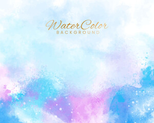 Abstract splashed watercolor background. Design for your cover, date, postcard, banner, logo.