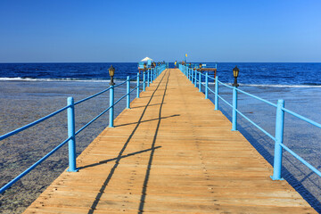 Beautiful Red Sea coast in Marsa Alam, Egypt