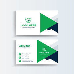 Dental care and Medical Healthcare Visiting card design.
Double-sided Business Card Template.
