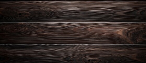 Obraz premium Dark wood pattern featuring rich and intricate textures. Generative AI