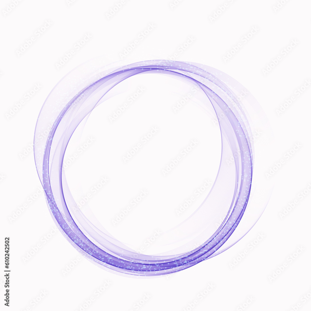 Wall mural abstract vortex energy circle. blue wave design element in circle shape with halftone effect.