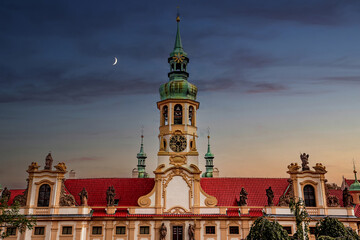 Naklejka premium Loreta church, Prague, czech republic