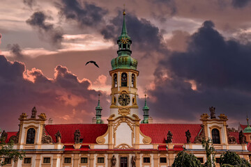 Naklejka premium Loreta church, Prague, czech republic