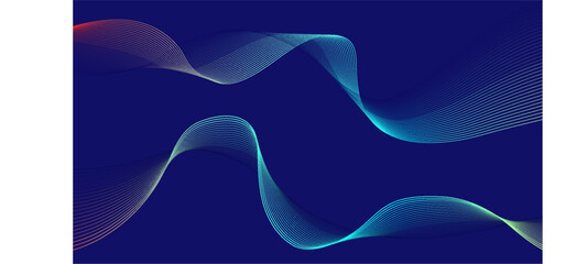 abstract blue background wavy lines