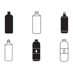 water bottle icon vector