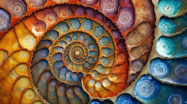 Beautiful Ammonite Design