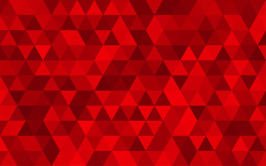 Obraz premium Pattern red color geometric style. Colorful geometric background. Origami style pattern which consist of triangular