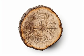 Fototapeta premium cross section of tree trunk. Generative AI