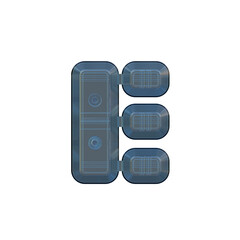 Plastic Box 3D Alphabet or PNG Letters