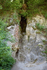Cave in a Cliff