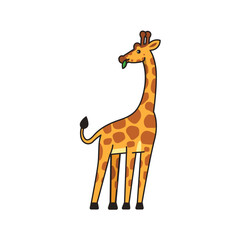 giraffe cartoon illustration