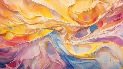 Obraz premium Dynamic Gradient Colored Fabric Background for Artistic Works