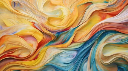 Gradient Fabric Background with Wavy Patterns