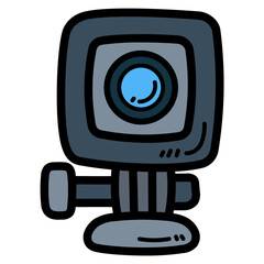 actioncam filled outline icon style