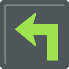 Turn Left Icon