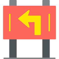 Signboard Left Icon