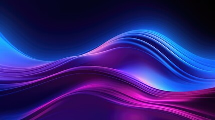 Fototapeta premium Radiant Glowing Wave Background